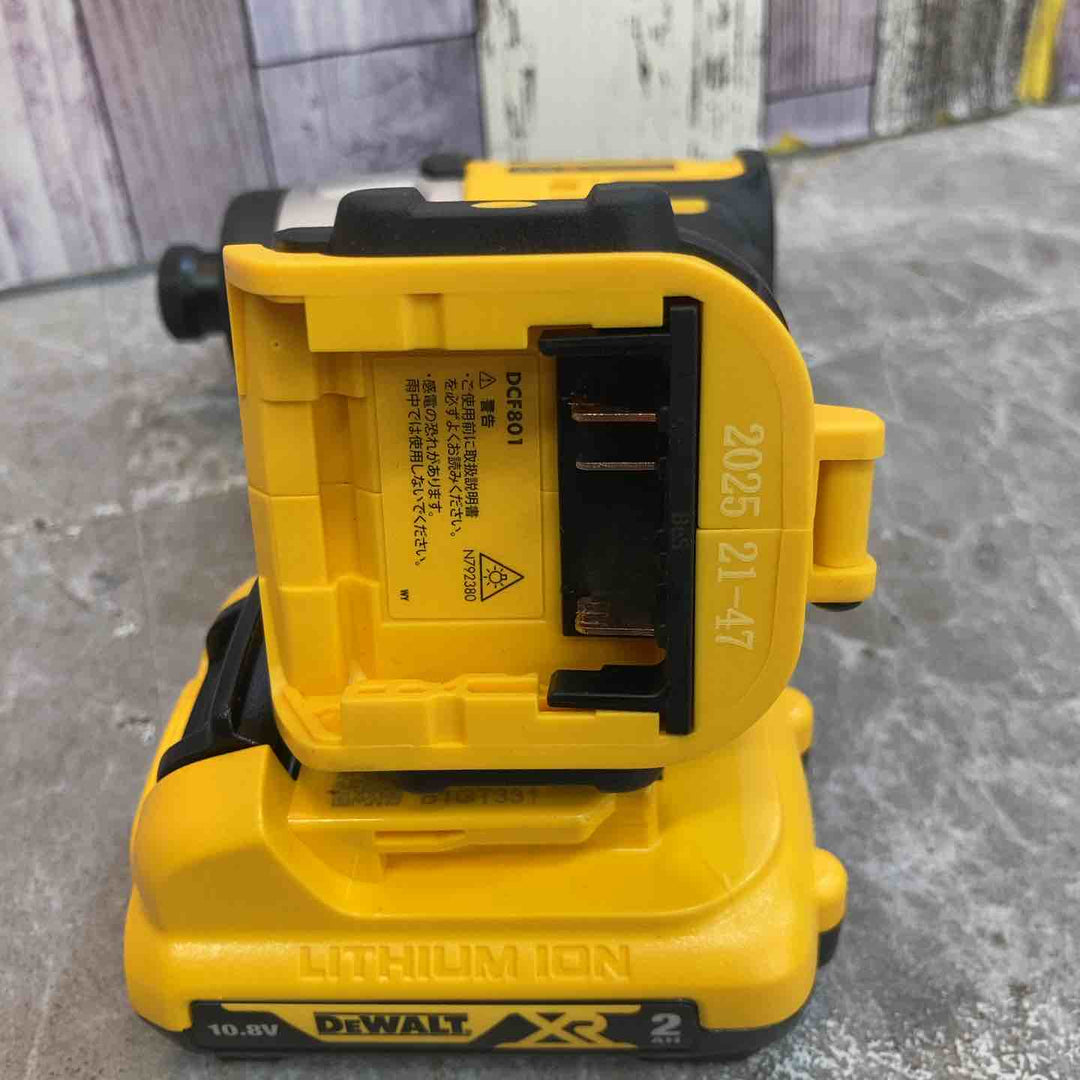 ◇デウォルト/DEWALT インパクトドライバー　DCF801D2【八潮店】