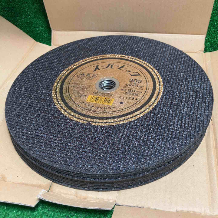 スーパービッグ　ノリタケ　切断砥石　金属用　305mm　10枚入り【川崎店】