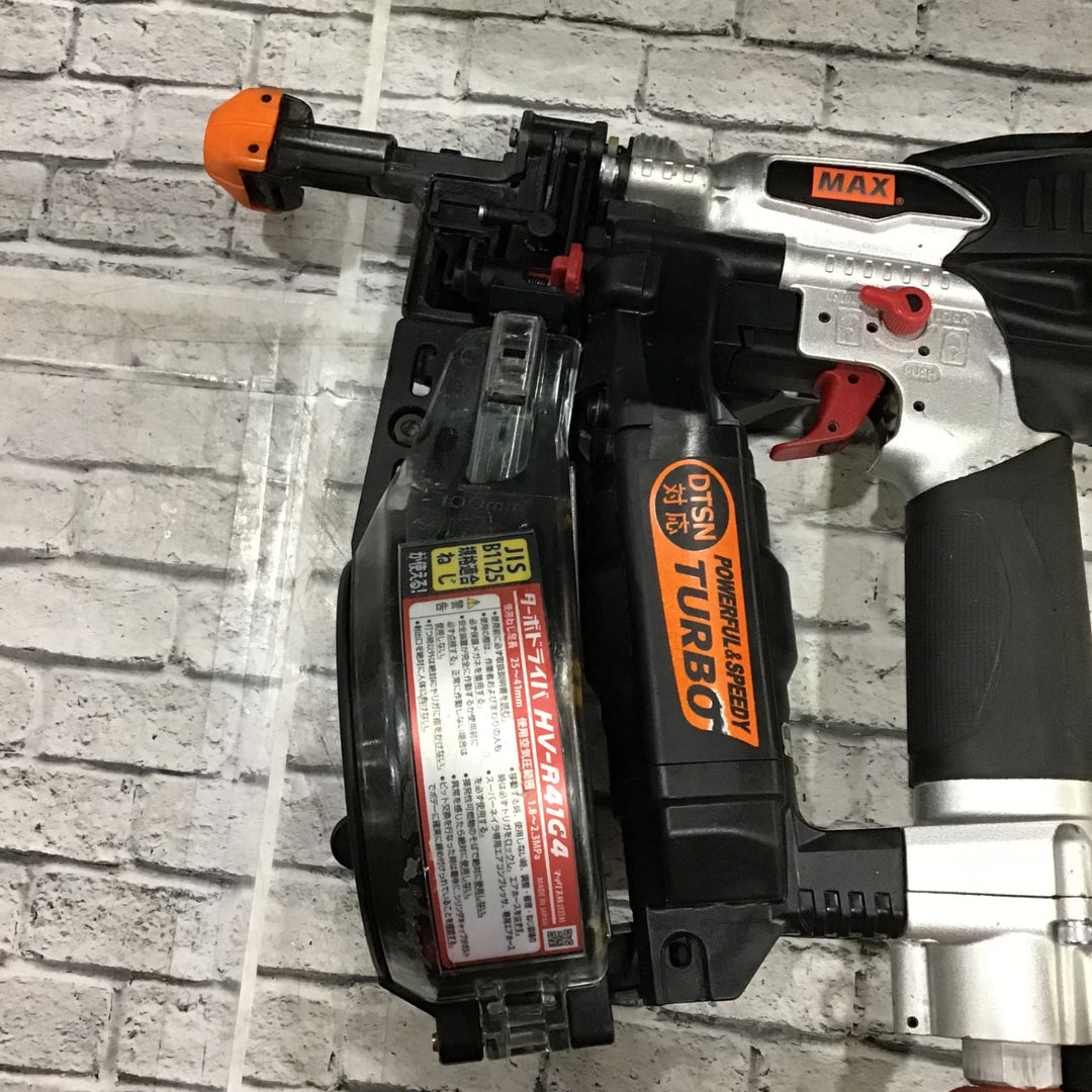 【中古品】★マックス(MAX) 高圧エアネジ打ち機 ターボドライバー HV-R41G4 限定色スパークシルバー　【川口店】