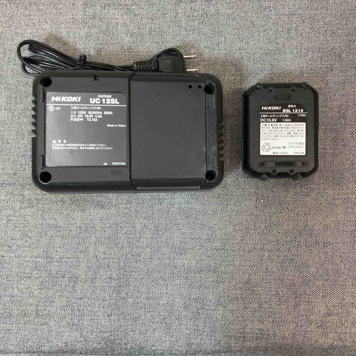 【中古品】 ハイコーキ(HIKOKI ※旧:日立工機) コードレスインパクトドライバー WH12DD バッテリー1個 充電器セット 【東大和店】