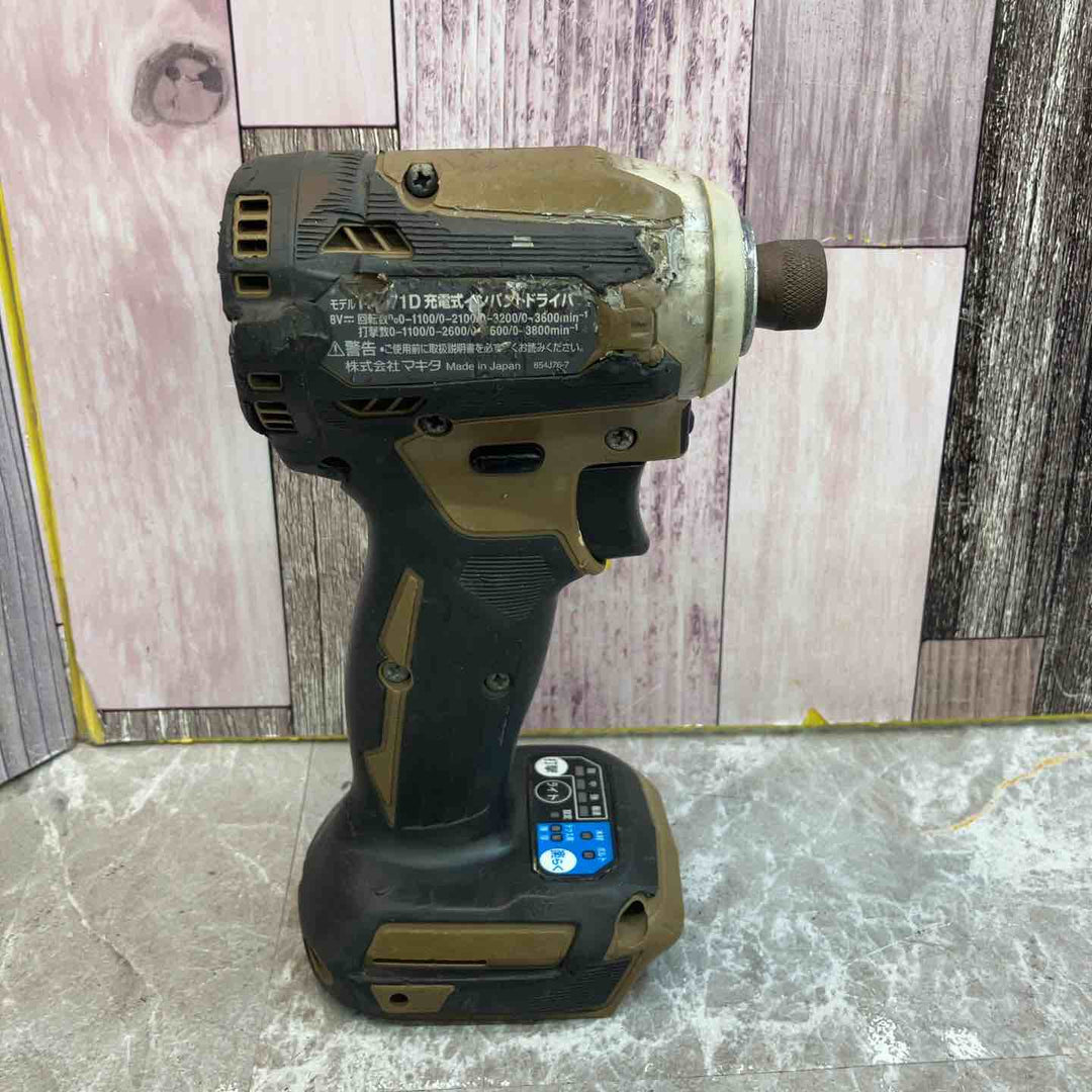 中古品】☆マキタ(makita) コードレスインパクトドライバー TD171DZAB 