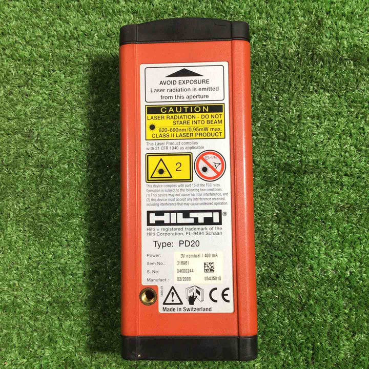 ヒルティ(HILTI) 光波測距儀(距離レーザー) PD20【川口店】
