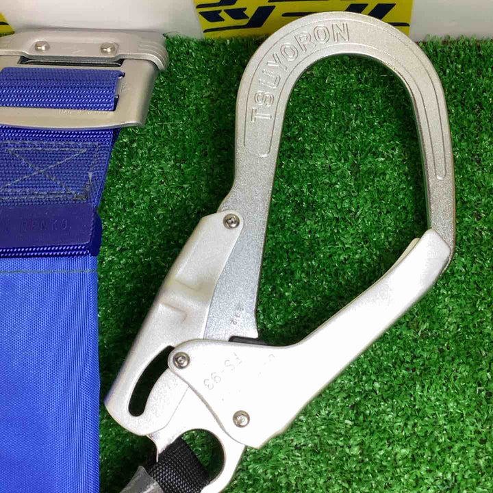 ミドリ安全 胴ベルト型ランヤード 伸縮式補助ロープ付 MSIZE_NAME ブルー MFD-500L-10L-BL-M【越谷店】