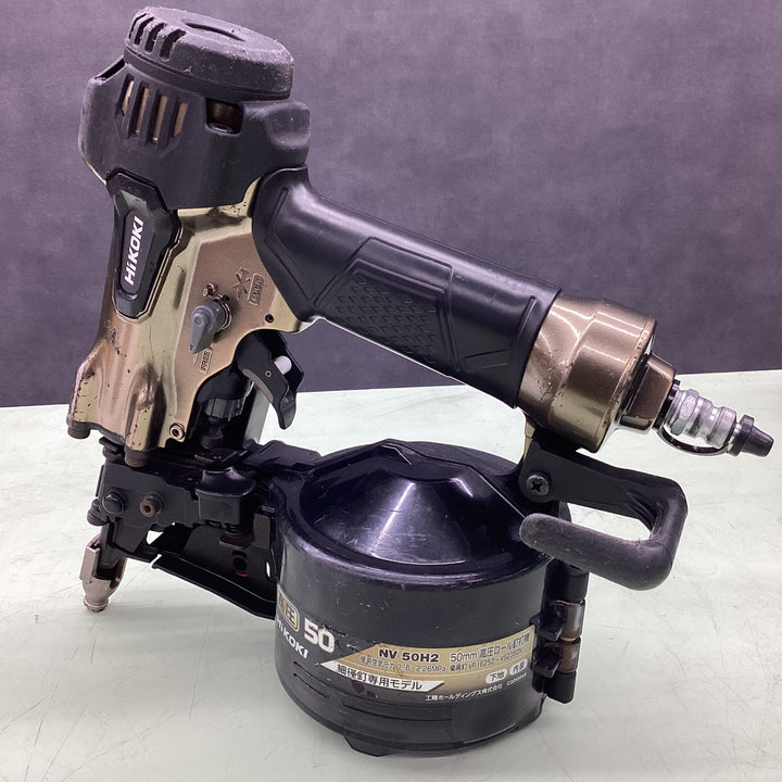 ★ハイコーキ(HIKOKI ※旧:日立工機) 高圧エア釘打ち機 NV50H2【越谷店】