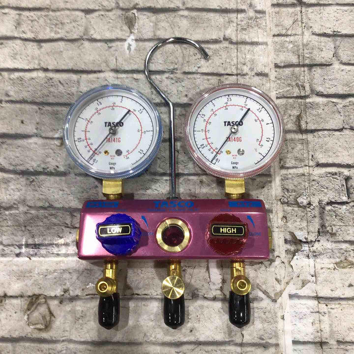 TASCO ゲージマニホールド R410 R32用【川口店】