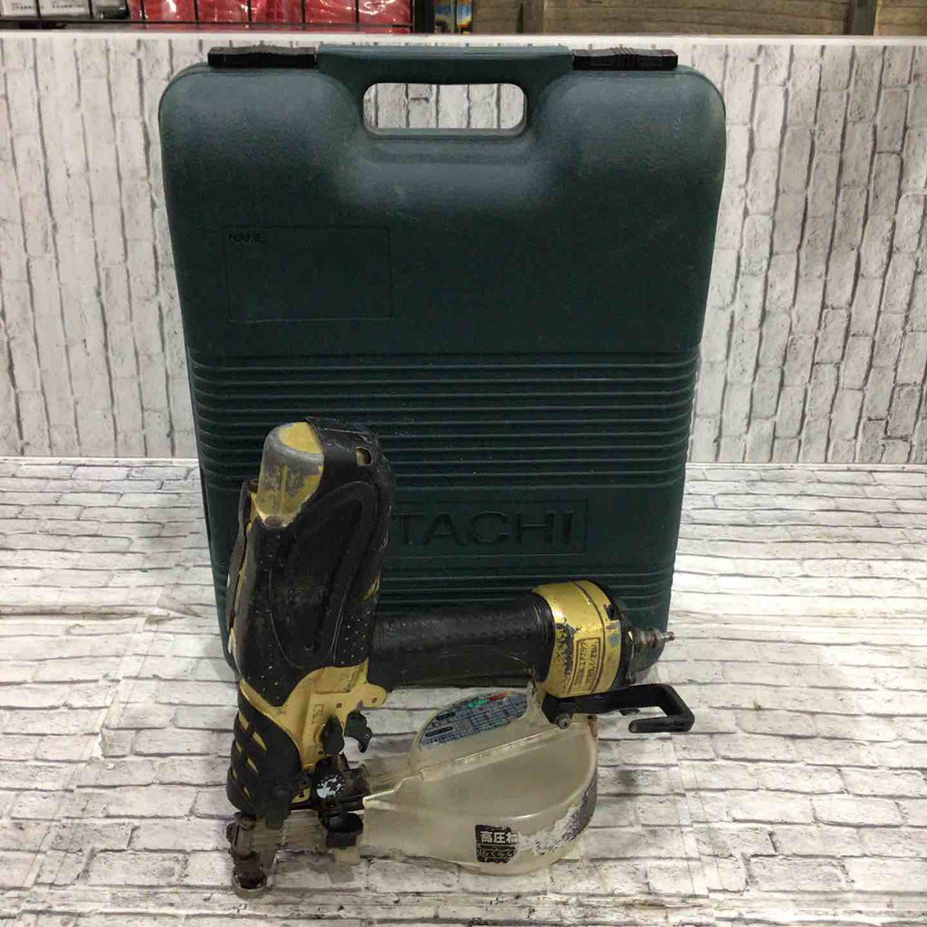 日立 WF4H2 高圧ねじ打ち機【野田愛宕店】【店頭取引限定】【ジャンク】管理番号：ITTBVC0E2DIK ЗЗ HITACHI 日立 41mm 高圧 ねじ打ち機 ケース付 WF4H2 グリーン