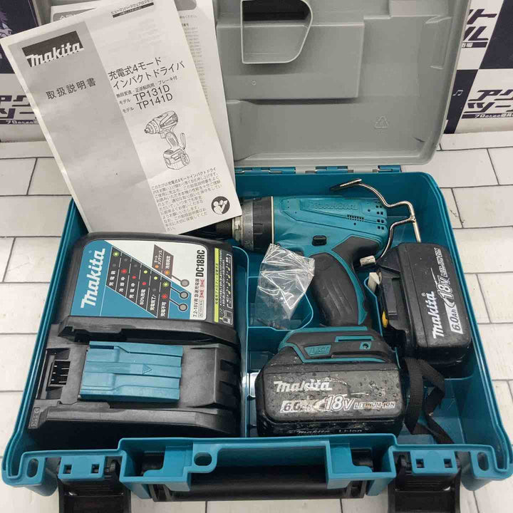 ★マキタ(makita) コードレス4モードインパクトドライバー TP141DRGX【所沢店】
