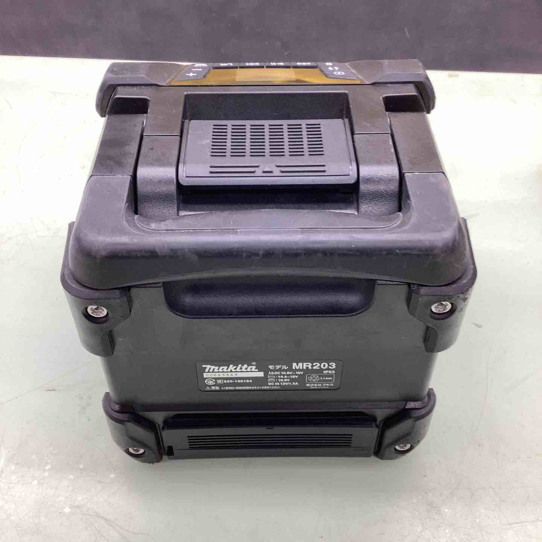 ◇マキタ(makita) コードレススピーカー(黒) MR203B【越谷店】