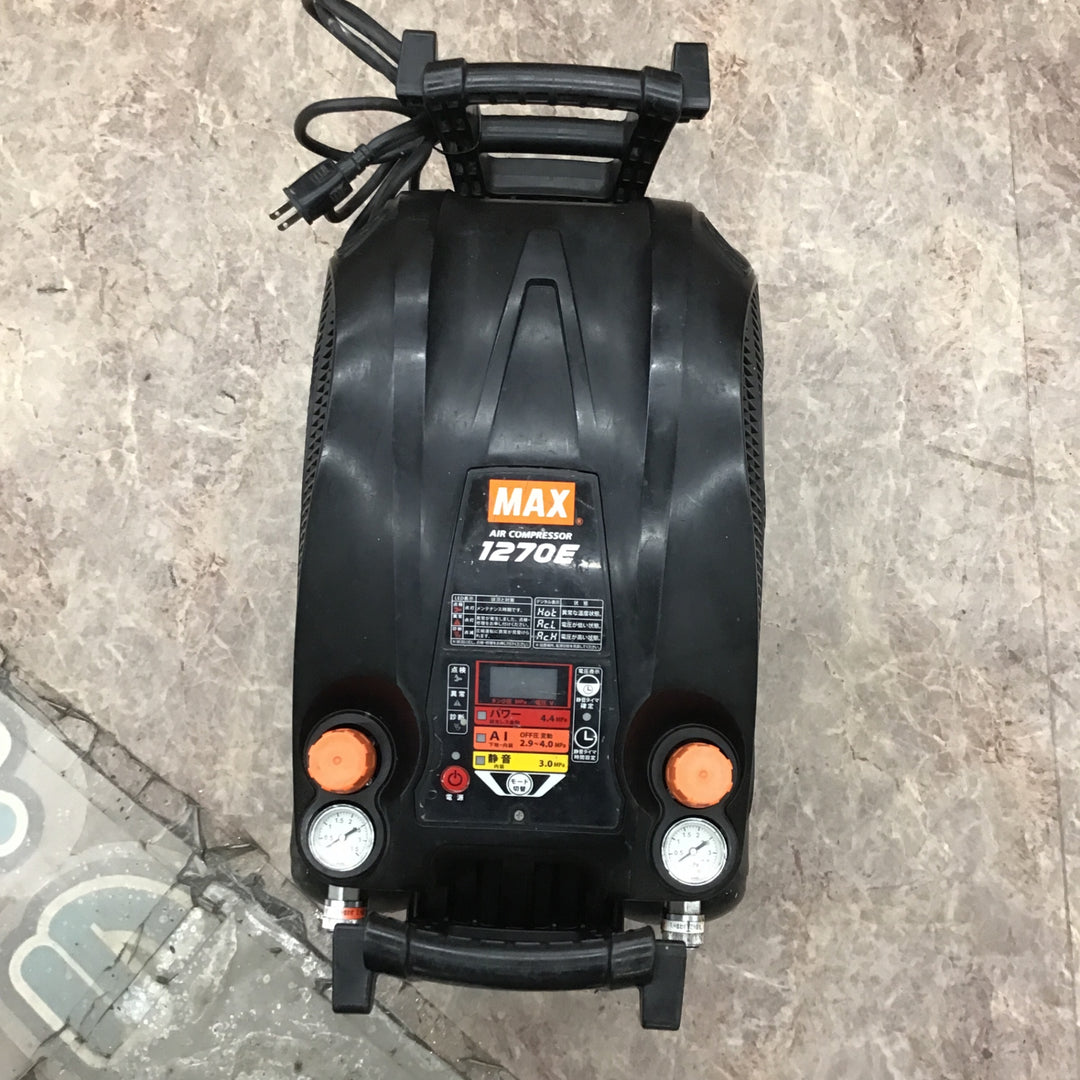 ★マックス(MAX) エアコンプレッサー AK-HH1270E_ブラック【所沢店】