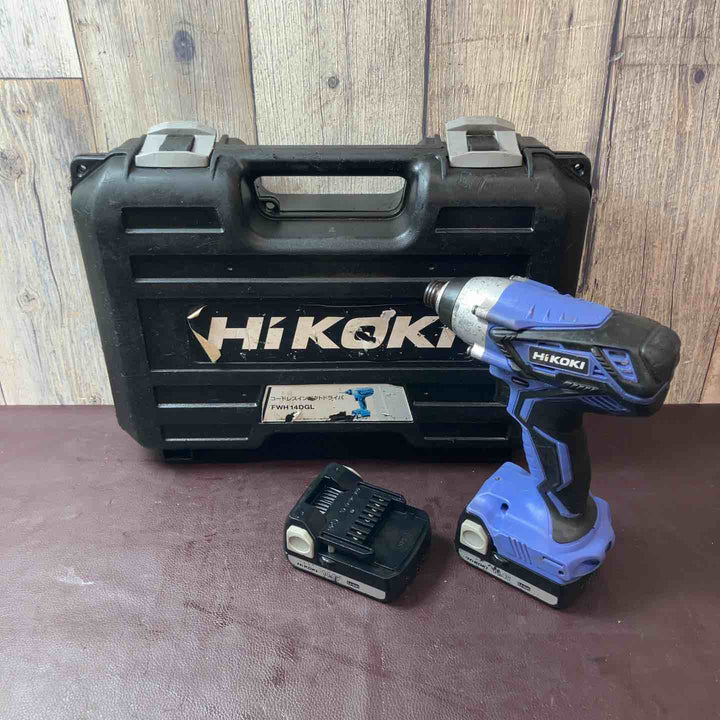 【中古品】 ハイコーキ(HIKOKI ※旧:日立工機) コードレスインパクトドライバ FWH14DGL(2LEGK) DYIモデル 【東大和店】