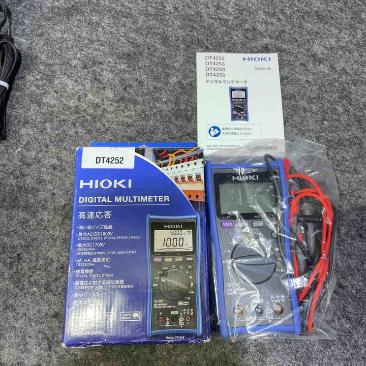 日置電機(HIOKI) DT4252 デジタルマルチメータ (10A端子搭載汎用タイプ)【桶川店】