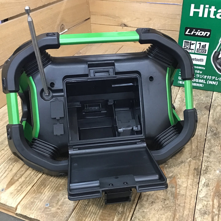 〇ハイコーキ(HIKOKI ※旧:日立工機)  コードレスラジオ付テレビ UR18DSML(NN)【所沢店】
