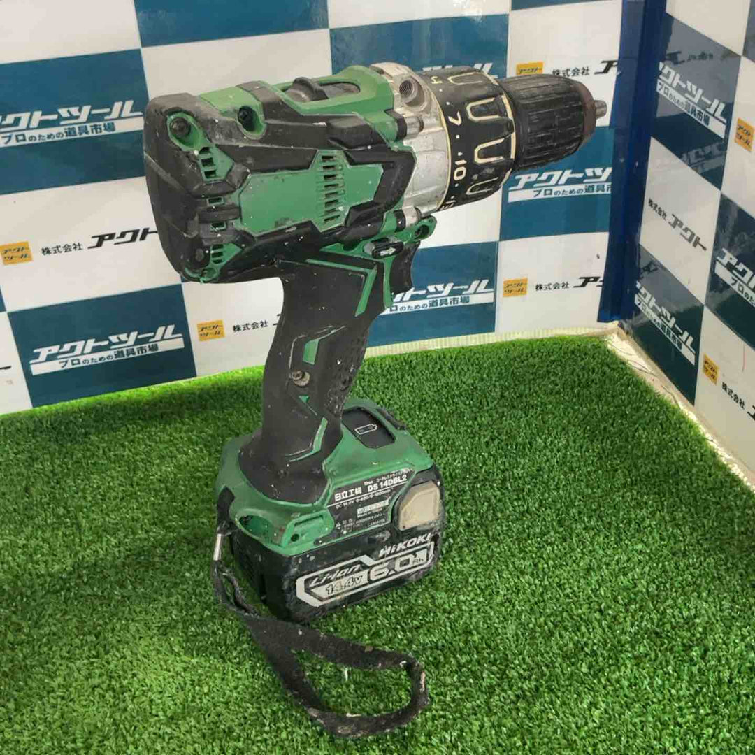 ☆ハイコーキ(HIKOKI ※旧:日立工機) コードレスドリルドライバー DS14DBL2(NN)【草加店】