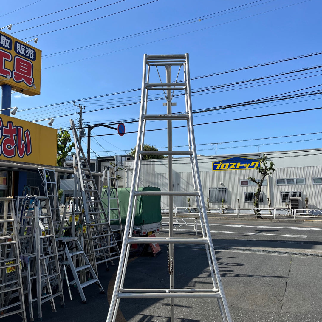 【中古品/店頭受取り限定】メーカー不明 園芸用アルミ脚立 10尺【東大和店】