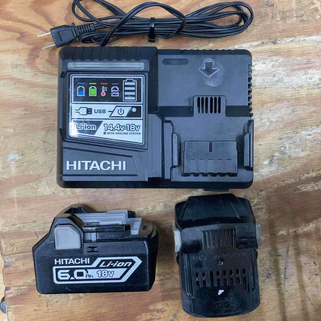 【中古品】★ハイコーキ HIKOKI 日立工機 コードレスインパクトドライバー WH18DDL2(2LYPK)(R) 18V フルセット【柏店】