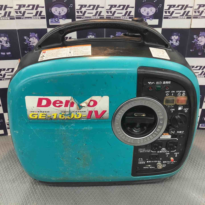 【中古品】デンヨー ガソリン発電機 GE-1600-IV【所沢店】