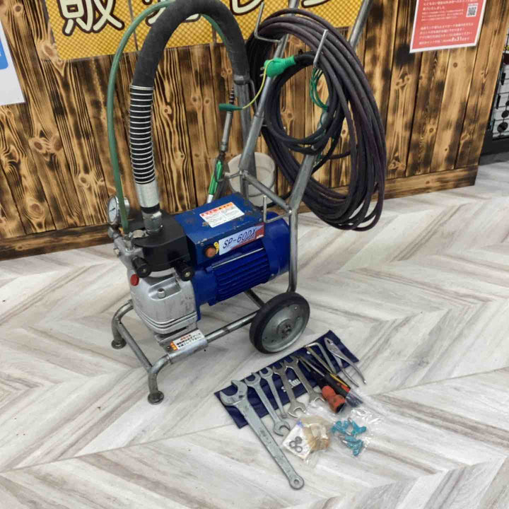 【店頭受取り限定】精和産業(セイワ) 塗装機 電動エアレス スーパー60DX エアレス塗装機 SP-60DX　通電確認のみ　【越谷店】