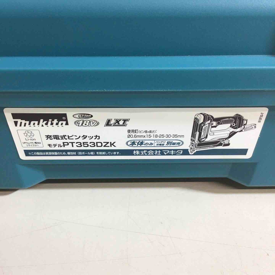 【未使用品】★マキタ(makita) コードレスピンネイラ PT353DZK【戸田店】