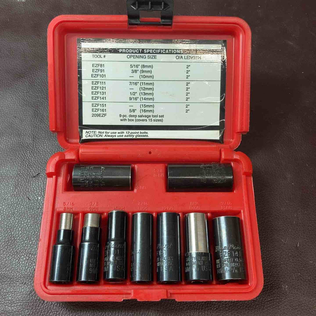 ブルーポイント ソケットセット【野田愛宕店】【店頭取引限定】【中古】管理番号：ITZ9CQF8IEBM 中古品】 ブルーポイント(BluePoint) ロッキングソケット 209EZF