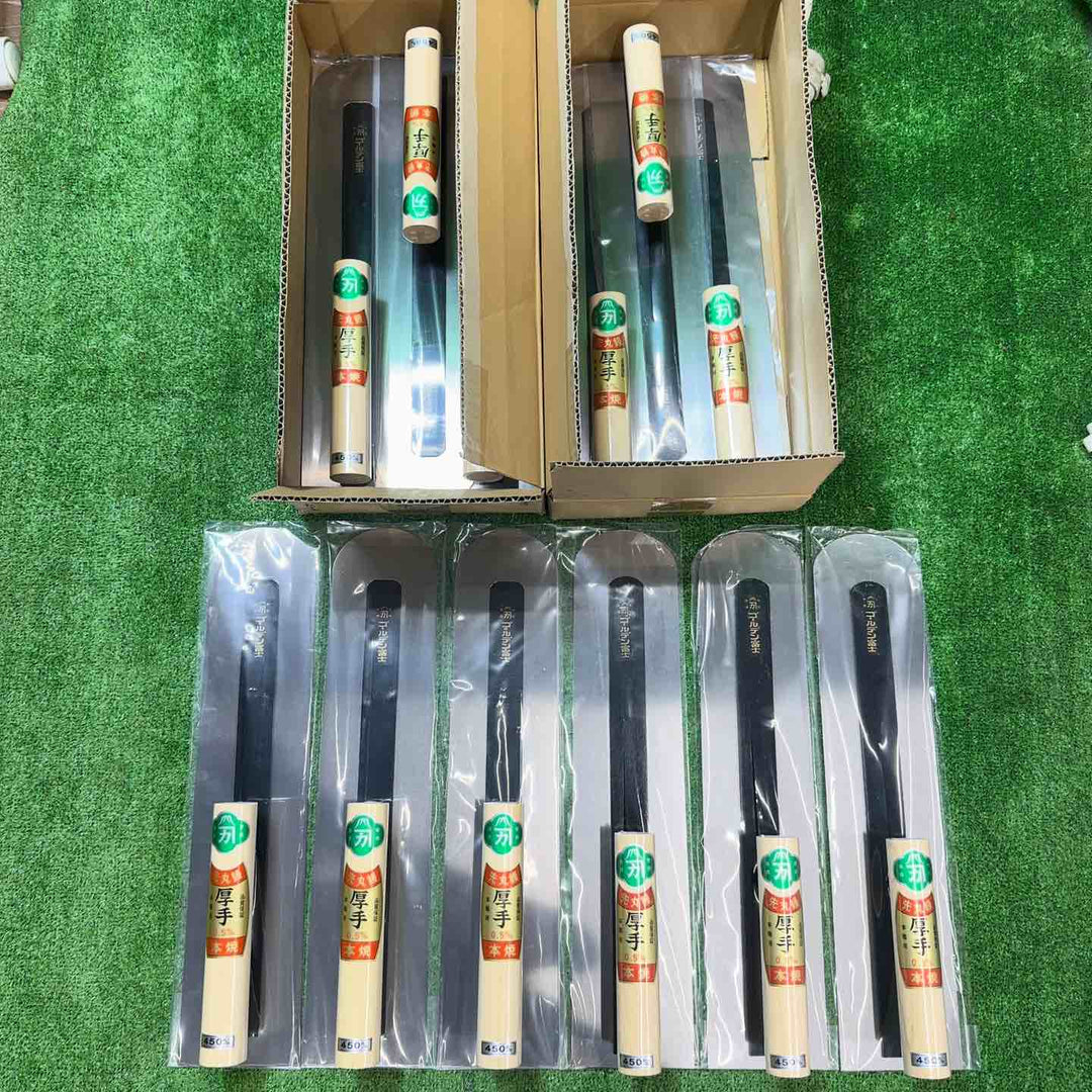 ゴールデン富士 先丸土間鏝 本焼 450mm 厚手 0.5mm こて 12丁 【桶川店】