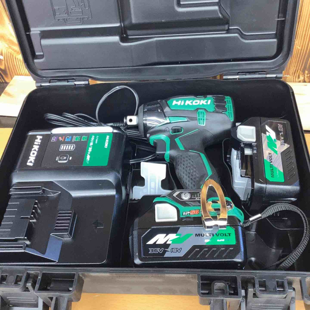 ハイコーキ(HIKOKI ※旧:日立工機) コードレスインパクトレンチ WR36DC(2XP)ボルト ナット 締め 緩め 大型ボルト タイヤ交換 ホイール ナット 鉄骨 配管 支持ボルト 足場 修理 メンテナンス 【越谷店】