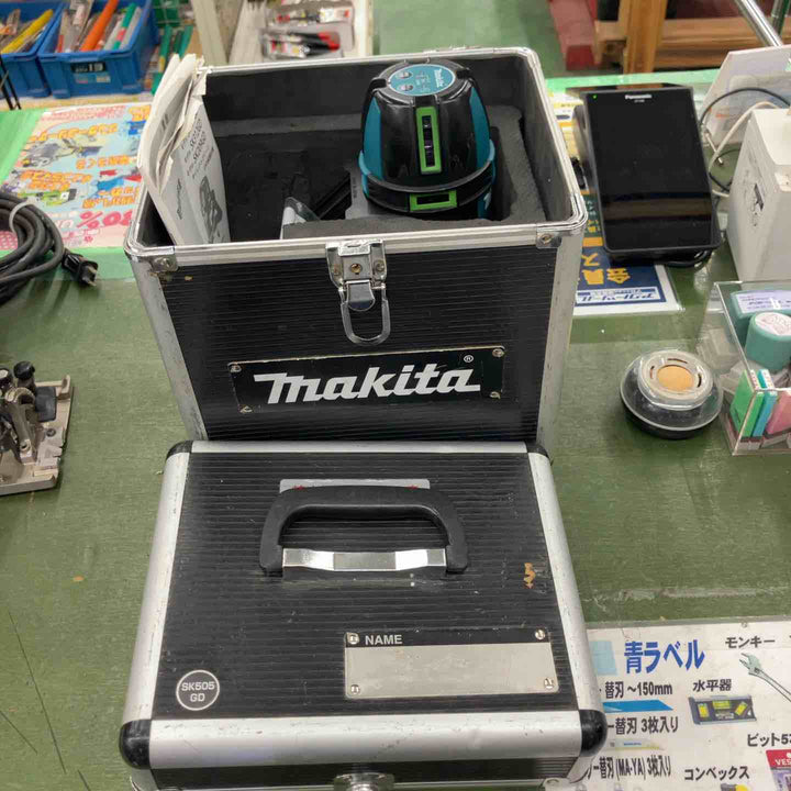 【ジャンク品・低価格スタート】 マキタ 10.8V 充電式レーザ墨出し器 SK505GD 本体のみ 【桶川店】