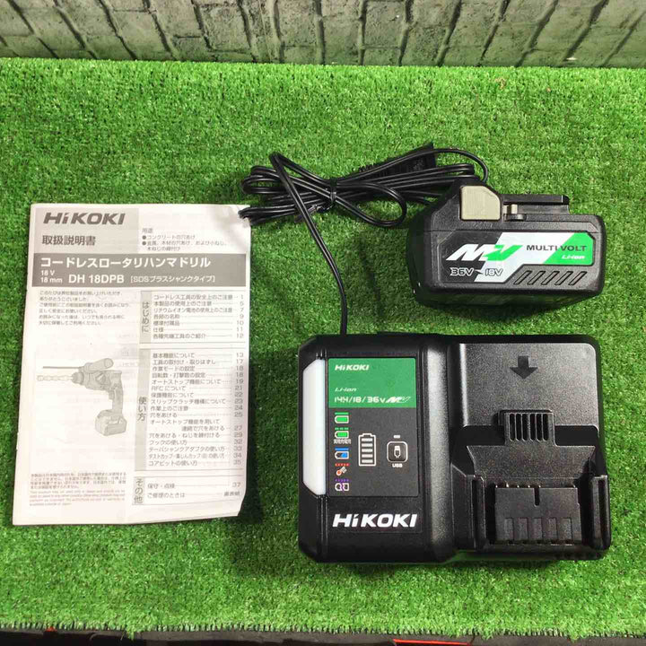 ★ハイコーキ(HIKOKI ※旧:日立工機) コードレスハンマドリル DH18DPB(2XP)【川口店】