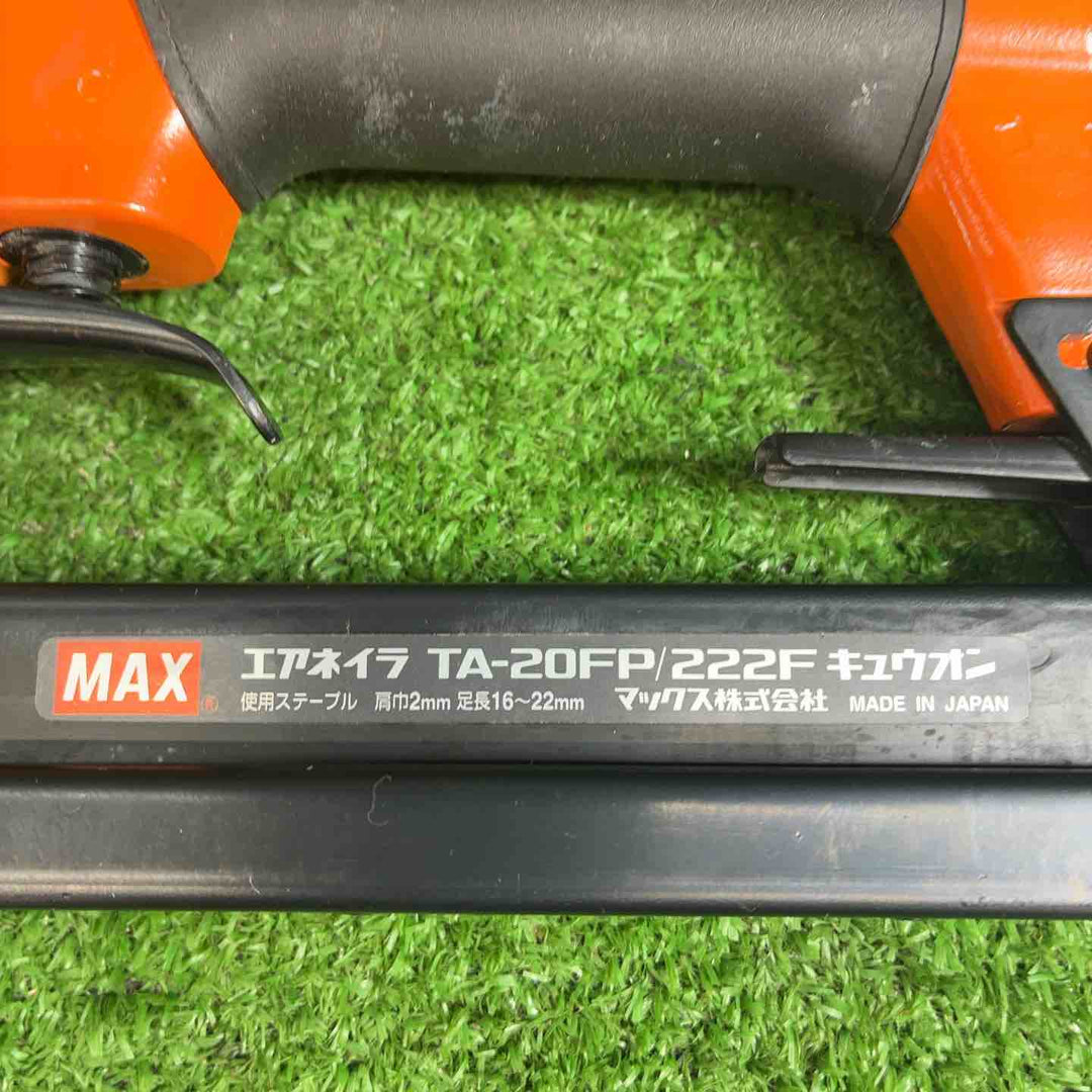 マックス(MAX) 常圧エアタッカ F線ステープル用 (TA-20FP/222Fキュウオン)【藤沢店】