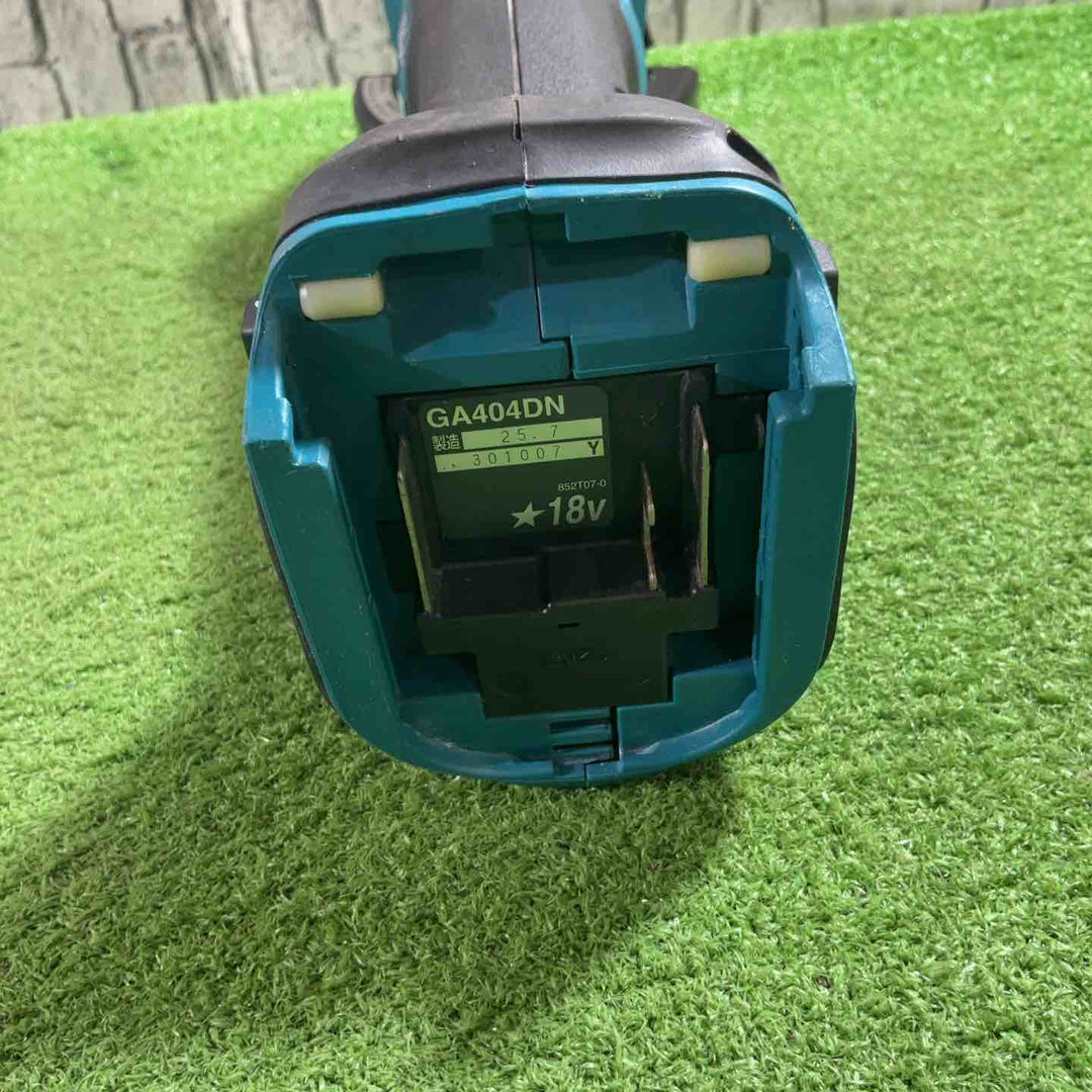 ★マキタ(makita) 100mmコードレスディスクグラインダ GA404DRGXN 動作確認済【川口店】