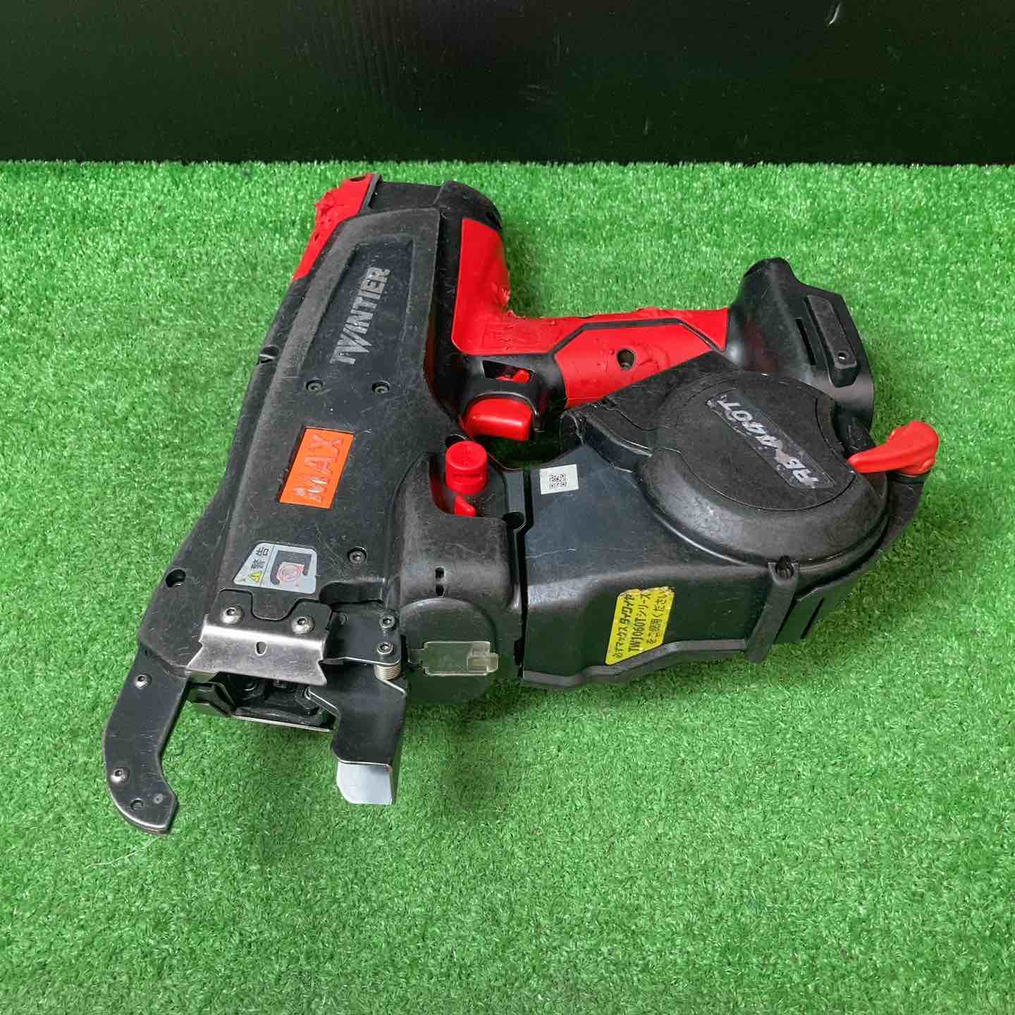 マックス  RB-440T-B2C/1450A  バッテリ 2個 【ほぼ未使用】 中古品】☆マックス(MAX) 鉄筋結束機 ツインタイア RB-440T-B2C