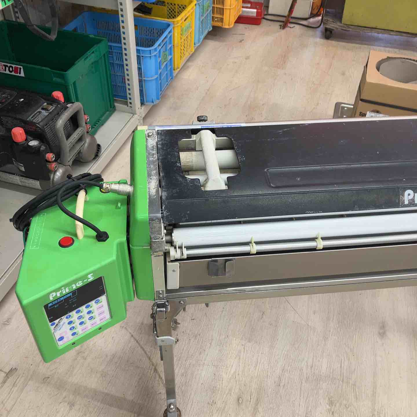 極東 Prime-S 糊付け機【船橋馬込店】【店頭取引限定】【中古】管理番号：IT7S43CSSNZK 店頭受取り限定】◇クラス 極東 クロス自動糊付け機 Prime-SII