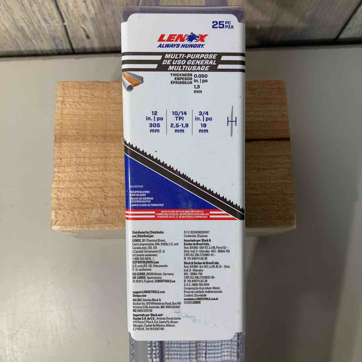 ◇レノックス(LENOX) 20491B110R セーバーソーブレード (25枚入) 300mm【戸田店】