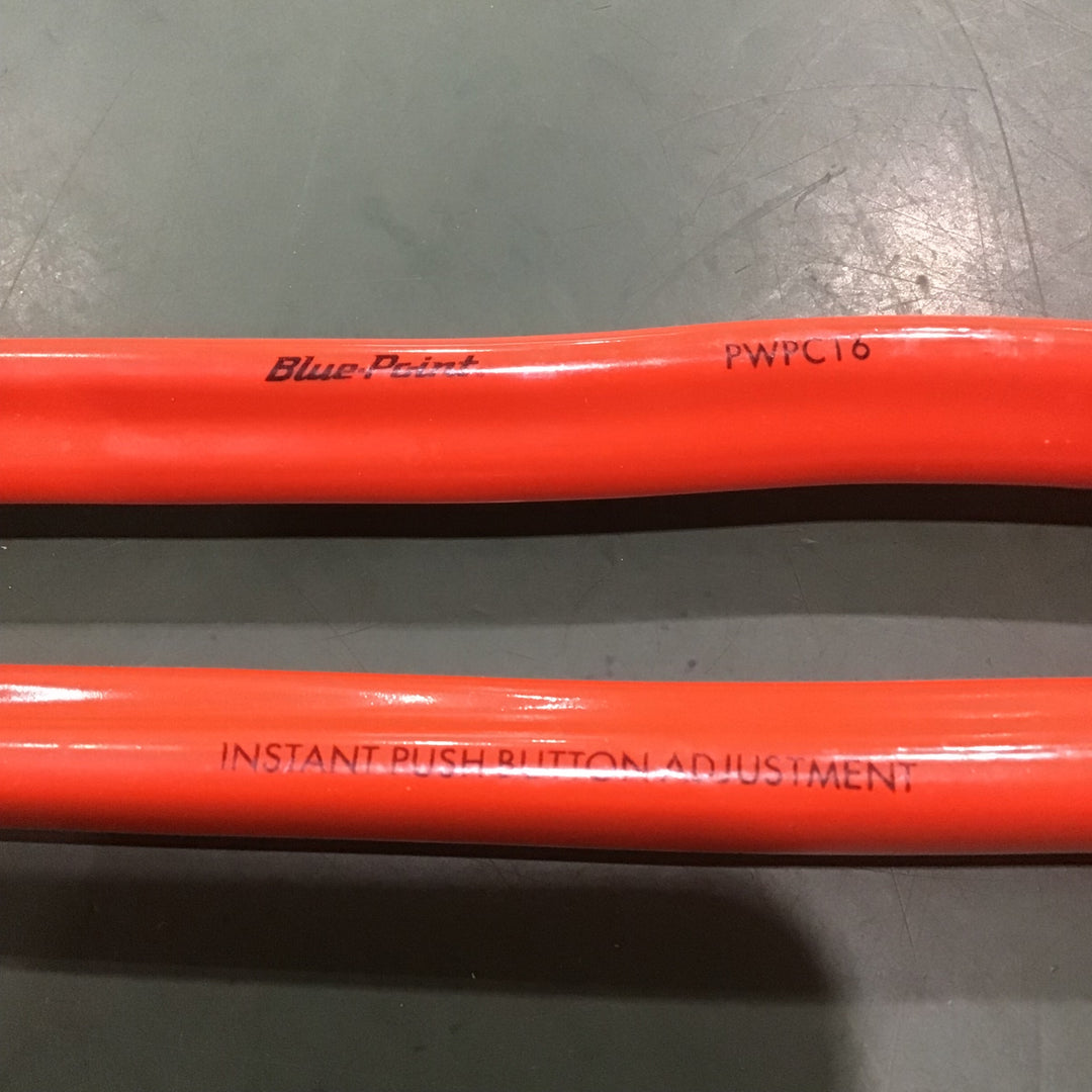 ブルーポイント(BluePoint) KNIPEX ウォーターポンププライヤ コブラ型 PWPC16 プッシュスライド式 【川口店】