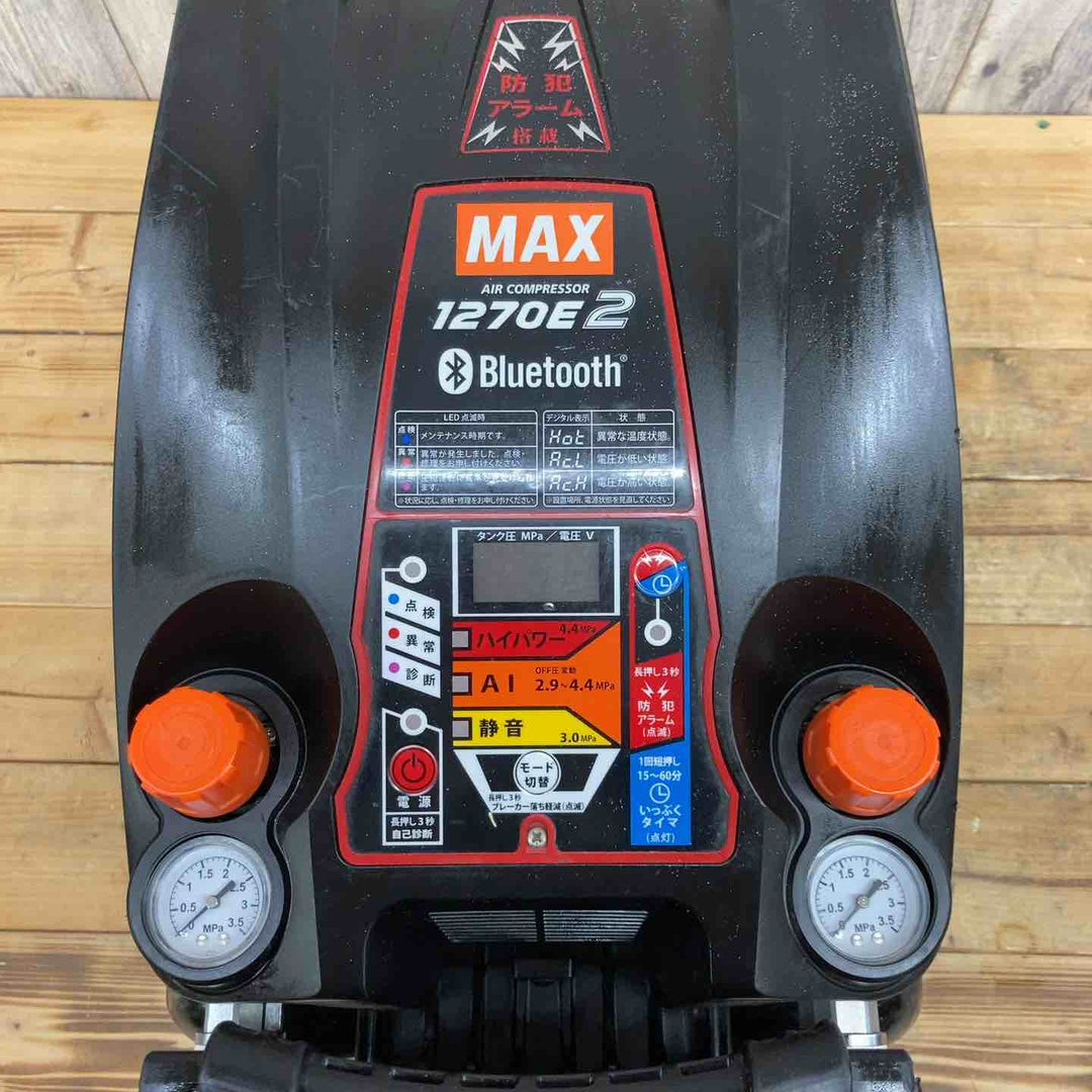 マックス(MAX) エアコンプレッサー AK-HH1270E2_ブラック　【東大和店】