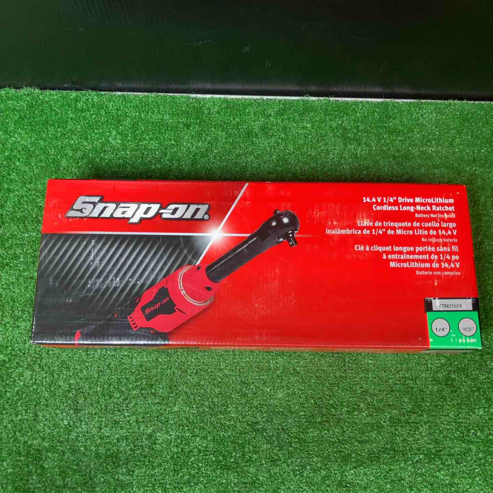 スナップオン/Snap-on 1/4sq コードレスロングネックラチェット CTR827GDB グリーン 本体のみ【岩槻店】