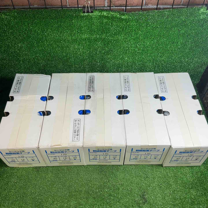 【未使用品】 シーリング用 マスキングテープ 40mm×18m 30巻×５箱  150巻入り【藤沢店】