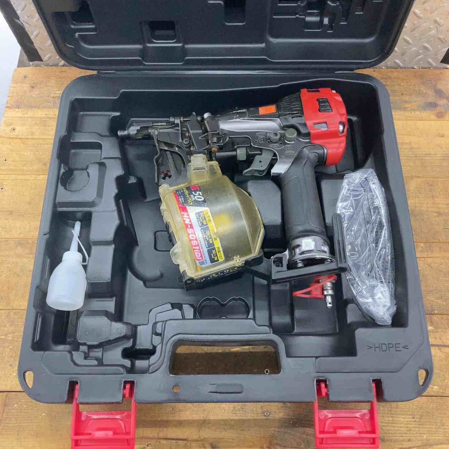 ☆マックス(MAX) 高圧エア釘打ち機 HN-50S1(D) 細釘専用【所沢店