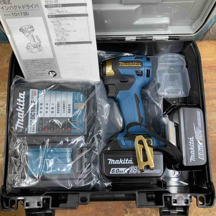 【未使用品】マキタ makita コードレスインパクトドライバー TD173DGXPB　プレミアムブルー 20周年 限定色 プレミアムカラー【柏店】