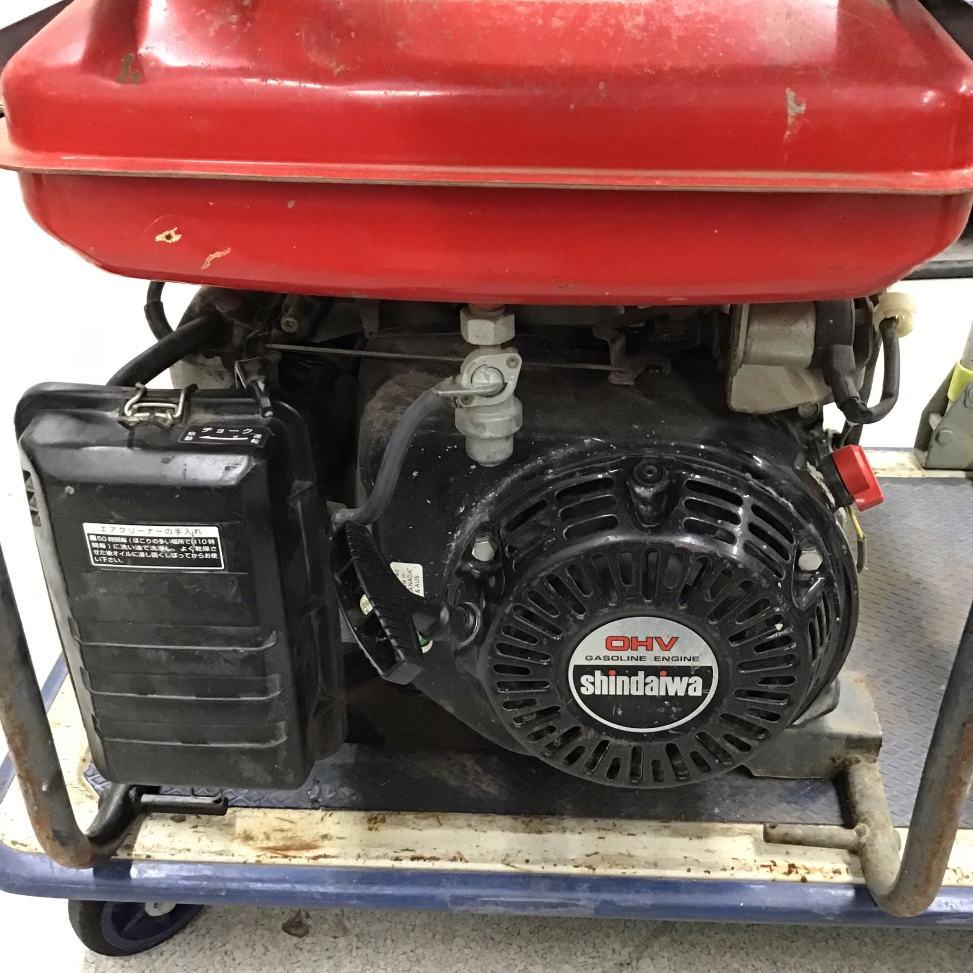 shindaiwa EGW135 ガソリン発電機 楽天市場】【法人向け】【代引き不可】☆新ダイワ EGW135