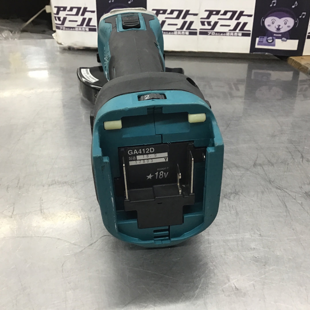 ★マキタ(makita) 100mmコードレスディスクグラインダ GA412DZ【所沢店】