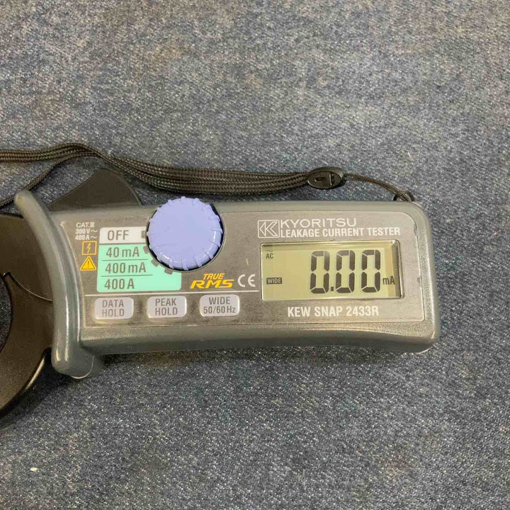 【中古品】共立電気計器 漏れ電流 負荷電流測定用クランプメーター 2433R【八潮店】