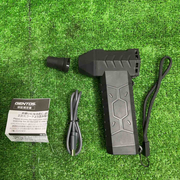 GENTOS(ジェントス) ブロワー 120,000rpm 60m/s USB充電式 疾風 (はやて) 洗車 電動 エアダスター ミニジェット 送風器 HYT-SL【草加店】