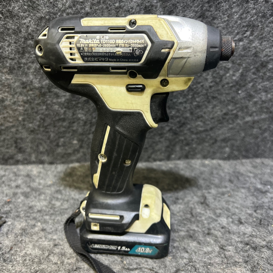 〇マキタ(makita) コードレスインパクトドライバー TD110DSHXW【桶川店】