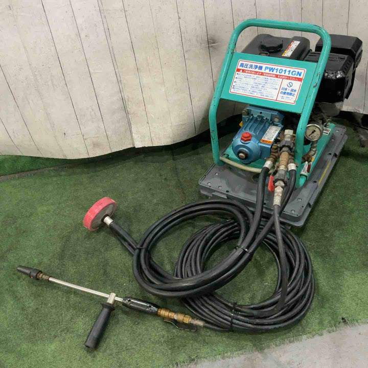 【店頭受取り限定】◇K TOOL エンジン高圧洗浄機 PW1011GN 保証無し【川口店】