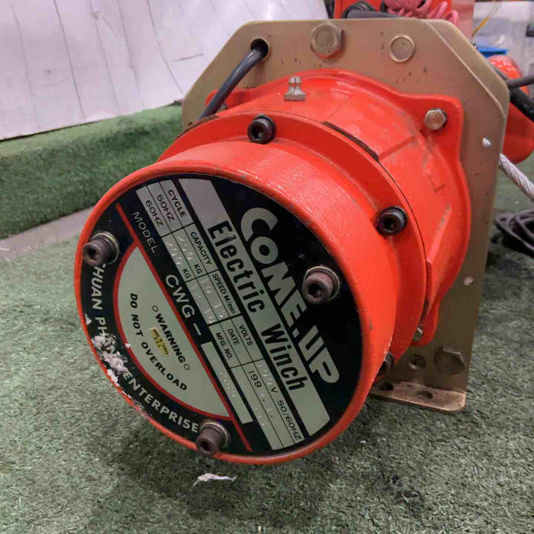 【店頭受取り限定】COME UP 置き型ウインチ 100V モデル CWG 動作確認済【川口店】