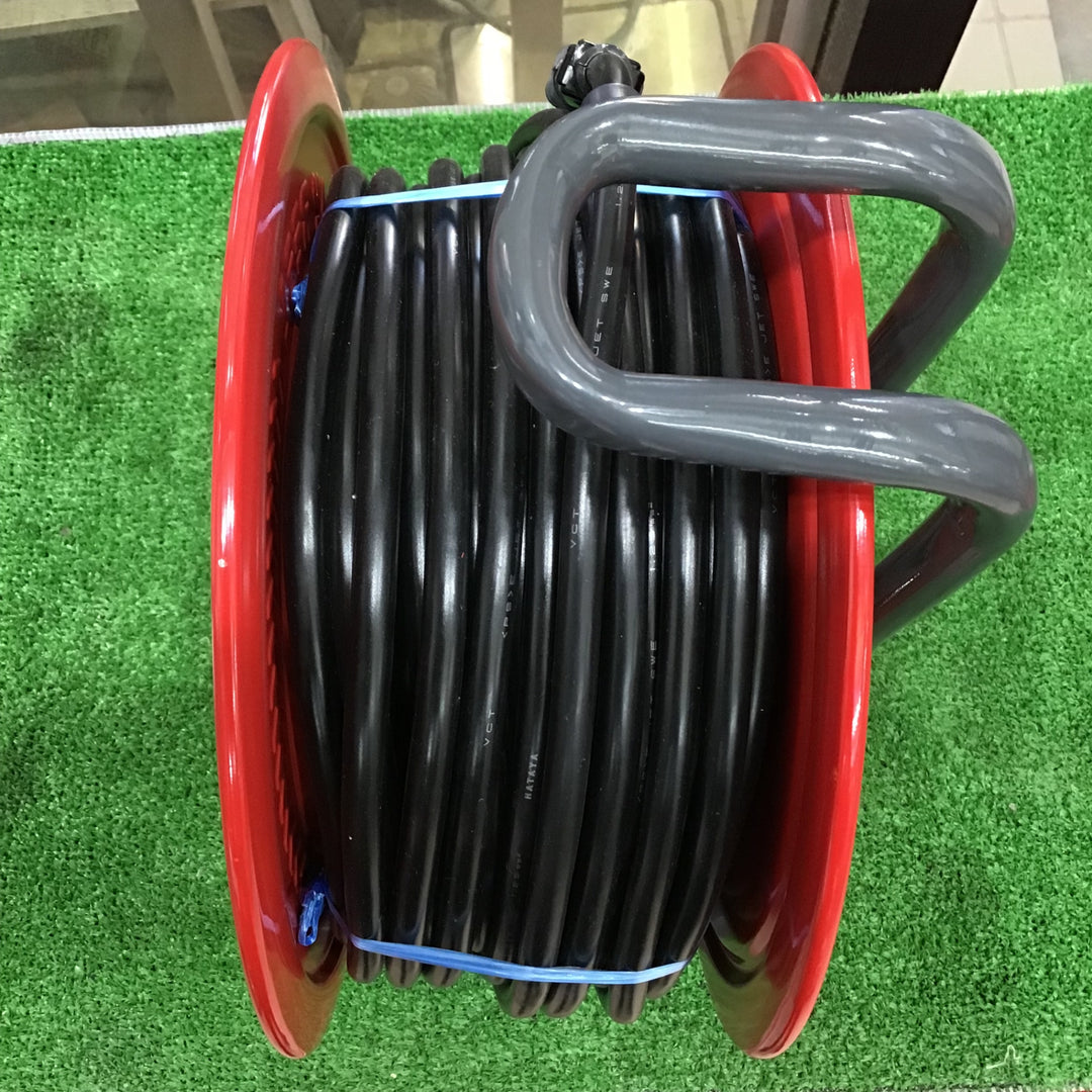 【未使用】ハタヤ(HATAYA) コードリール サンデーリール 15A 30m 屋内用 S-30【草加店】