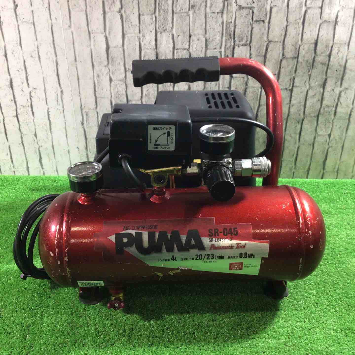 ◇藤原産業 (SK11) オイルレス エアーコンプレッサー SR-045 タンク容量 4L SR-L04SPT-01【川口店】 ◇藤原産業 (SK11) オイルレス エアーコンプレッサー SR-045 タンク
