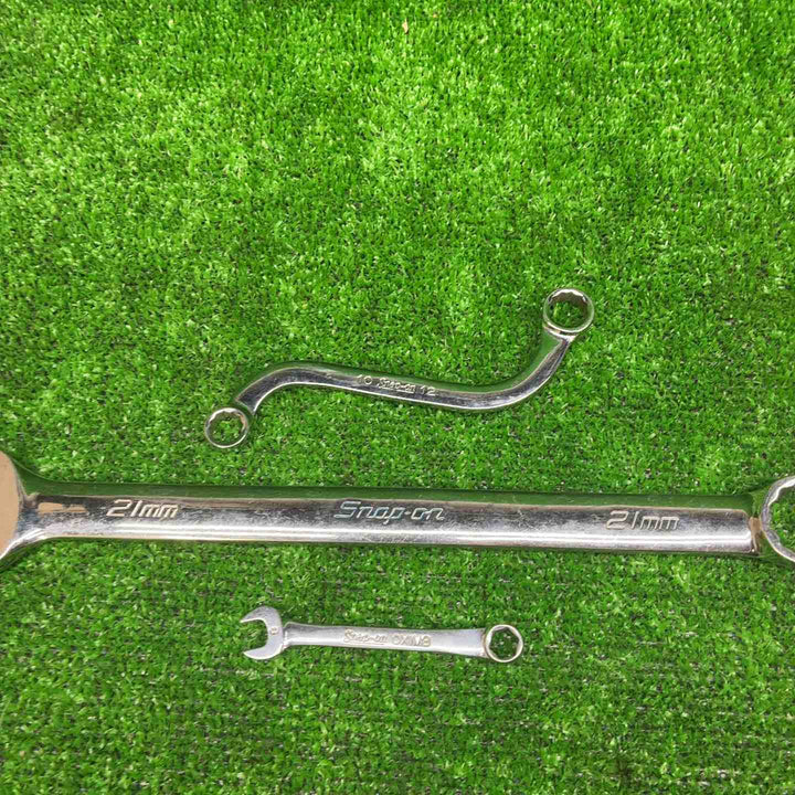 スナップオン S型レンチ SBXM1012、コンビネーションレンチ OEXM210B、OXIM8、ロングストレートメガネレンチ XDHFM1719、XDHFM1012、メガネレンチ XBM1214S 6点セット【藤沢店】