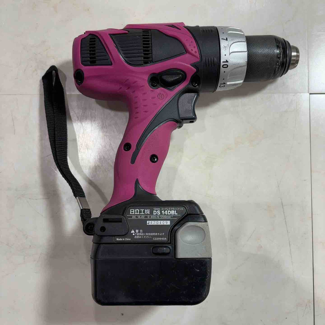 ★ハイコーキ(HIKOKI ※旧:日立工機) 14.4V コードレスドリルドライバー DS14DBL(2LSCK)(R)【川口店】