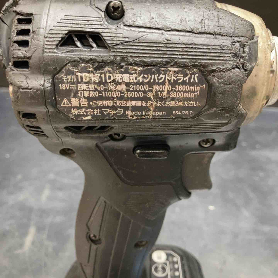 ★マキタ(makita) コードレスインパクトドライバー TD171DZB【川越店】